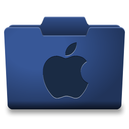 Blue Mac Icon 256x256 png